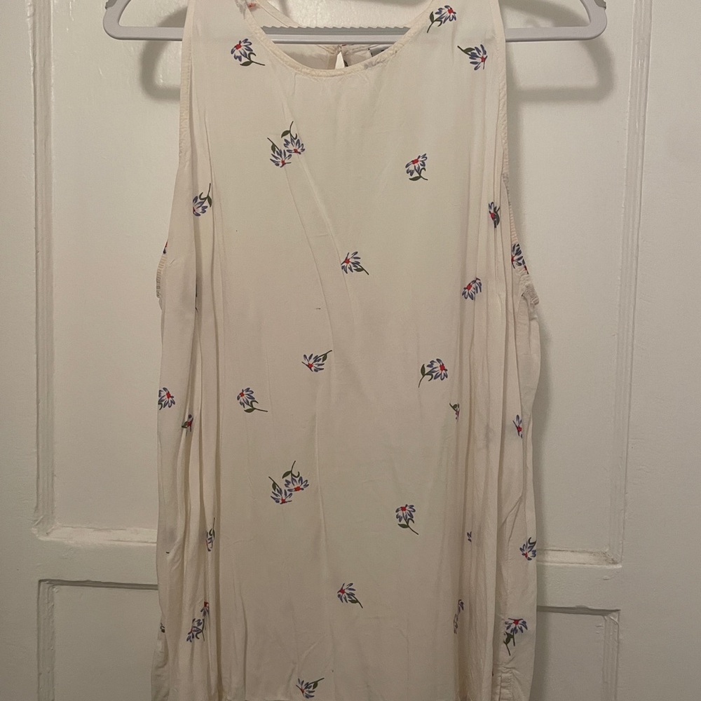 Old Navy Cream Floral Blouse